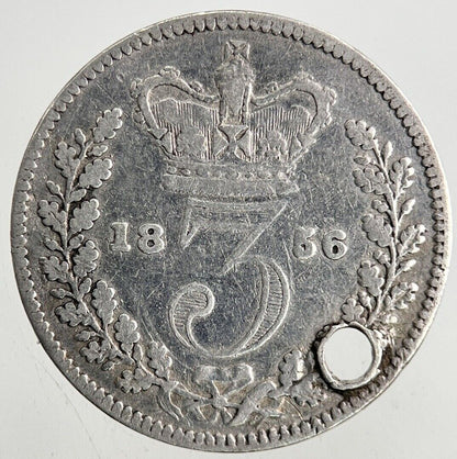 1856 Victoria Threepence Silver Coin | Collectable Grade