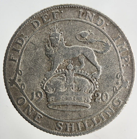 1920 George V Shilling Silver Coin | Collectable Grade