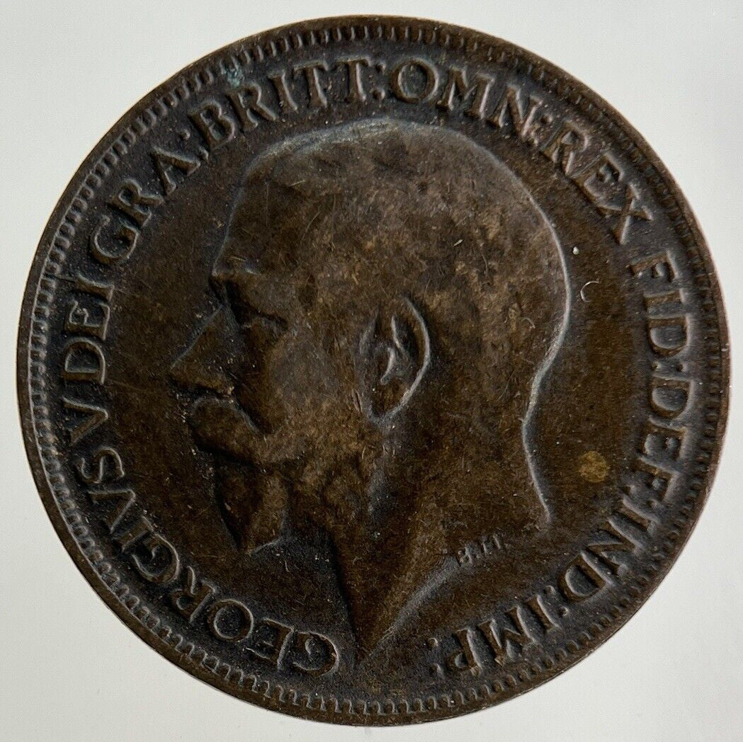 1917 George V Farthing Coin | Fine Collectable Grade