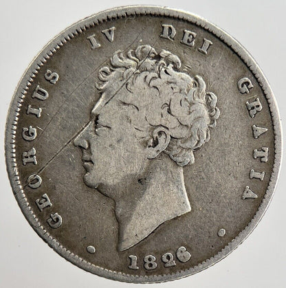 1826 George IV Shilling Silver Coin | Collectable Grade | a2470