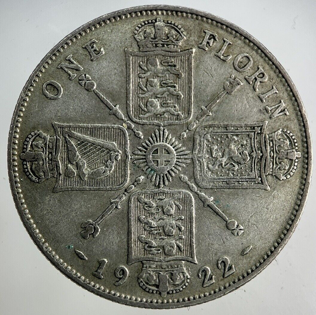 1922 George V Florin Silver Coin | Very High Grade