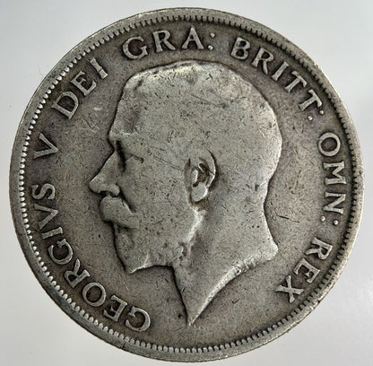 1914 George V Half - Crown Silver Coin | Fine Collectable Grade