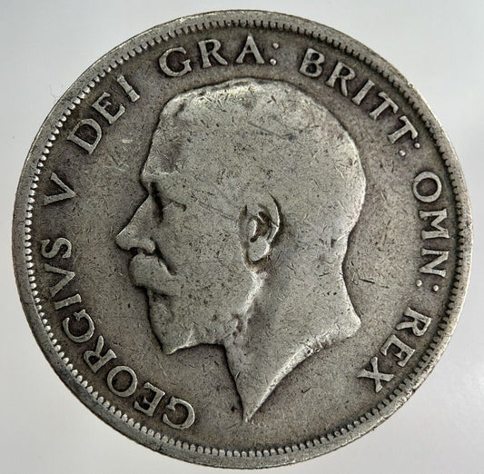 1914 George V Half - Crown Silver Coin | Fine Collectable Grade