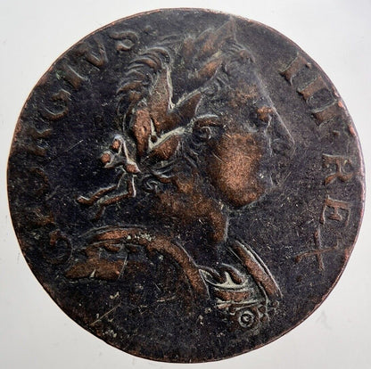 1773 George 3rd III Half - Penny Coin | Fine Collectable Grade | a6041