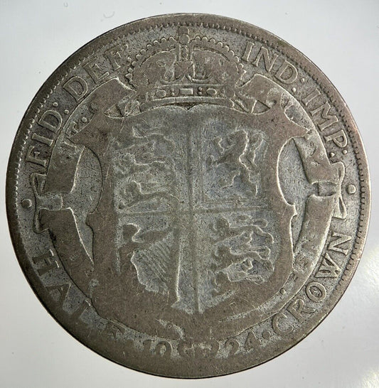 1924 George V Half - Crown Silver Coin | Collectable Grade
