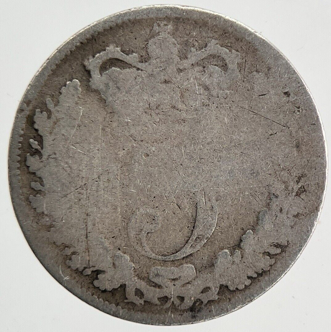 1886 Victoria Threepence Silver Coin | Fair Grade