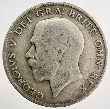 1920 George V Half - Crown Silver Coin | Collectable Grade | a8121
