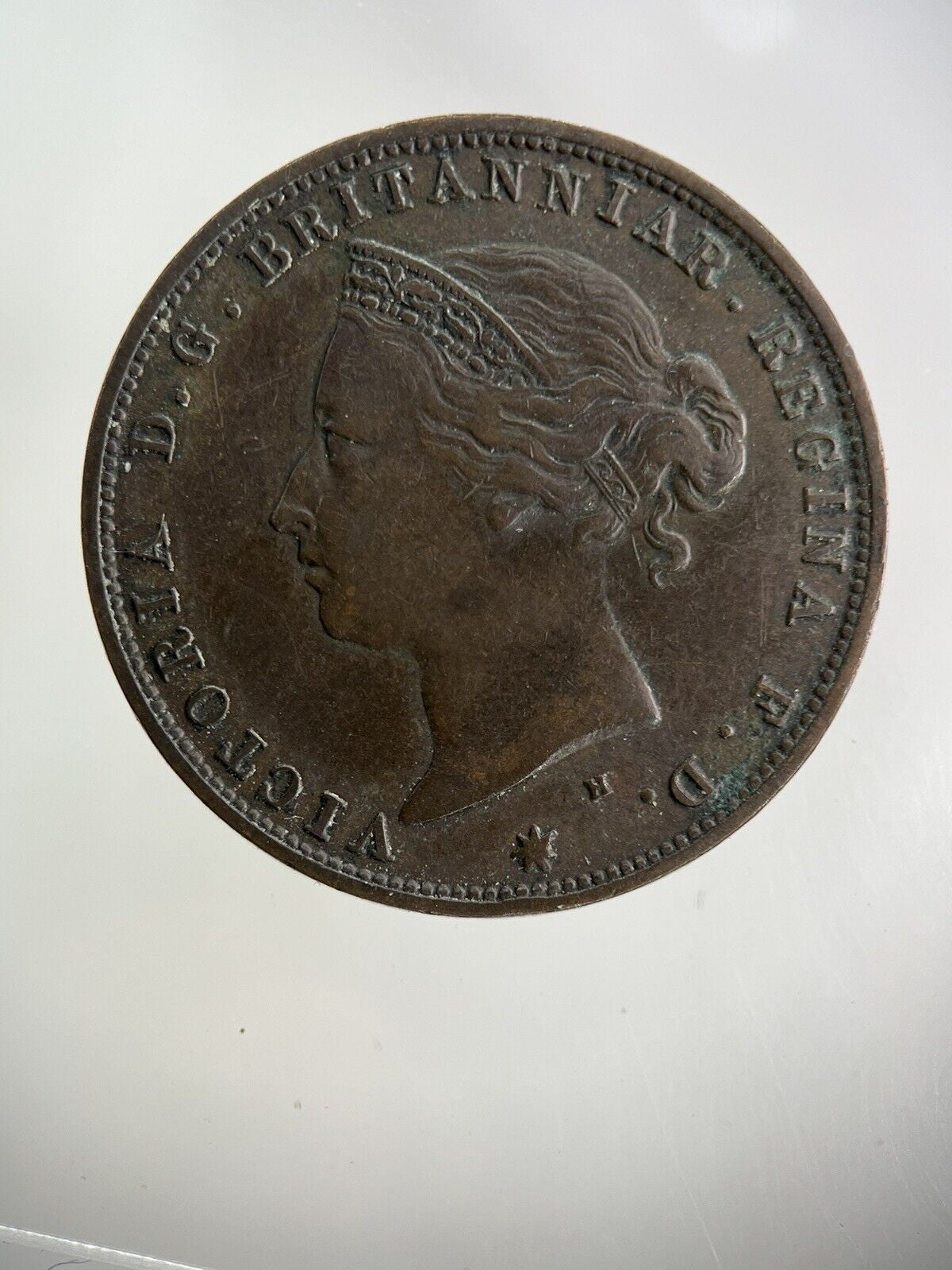 1877 Jersey 1/24th One Twenty Fourth Shilling Coin | Fine Collectable Grade