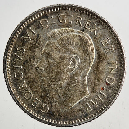 1945 Canada 10 Cents Silver Coin | Very High Grade
