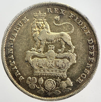 1826 George IV Shilling Silver Coin | Very High Grade | a5843