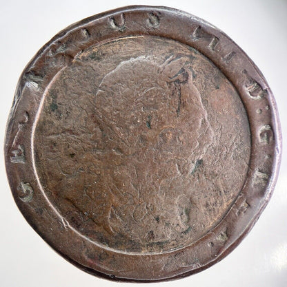 1797 George III 3rd Cartwheel Two - Pence Coin | Collectable Grade | a3849