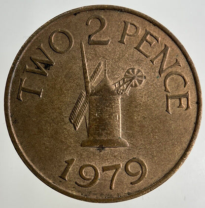 1979 Guernsey 2p Two - Pence Coin | Fine Collectable Grade