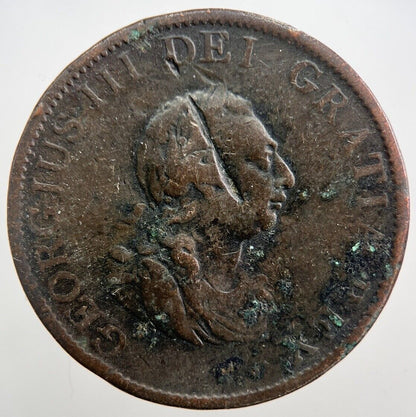 1799 George III 3rd Half - Penny Coin | Collectable Grade | a7182