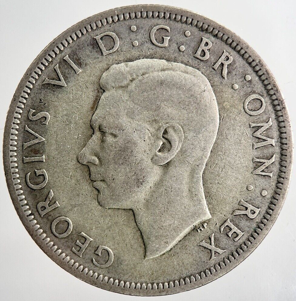 1938 George VI Half - Crown Silver Coin | Fine Collectable Grade | a6514