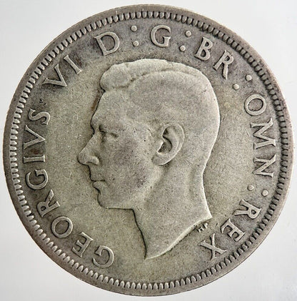 1938 George VI Half - Crown Silver Coin | Fine Collectable Grade | a6514