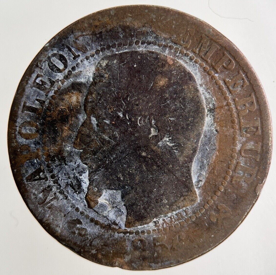 1856 France 5 Centimes Coin | Fair Grade