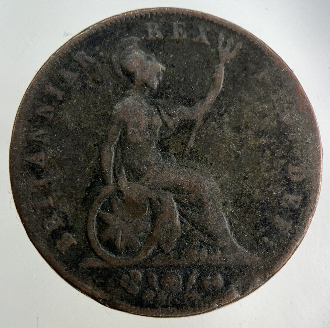 1825 George IV Half-Penny Coin | Collectable Grade