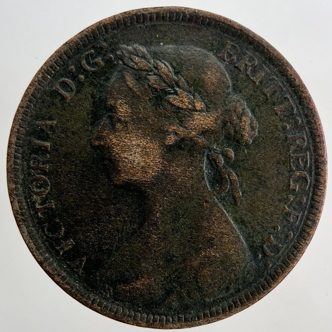 1888 Victoria Half-Penny Coin | Fine Collectable Grade