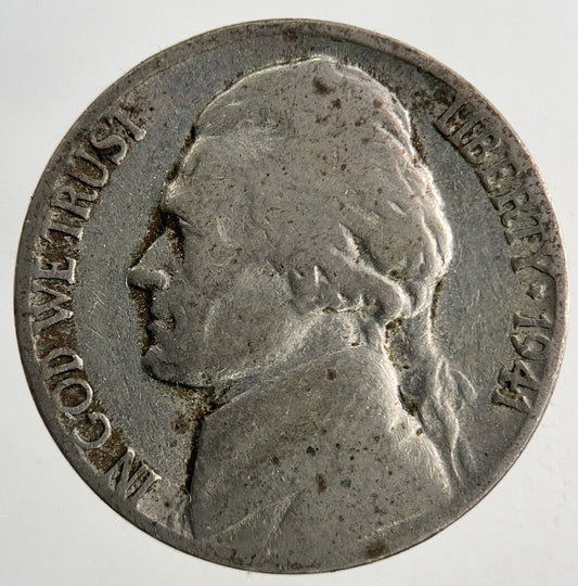 1941 US USA Jefferson Nickel V 5 Cents Coin | Fine Collectable Grade