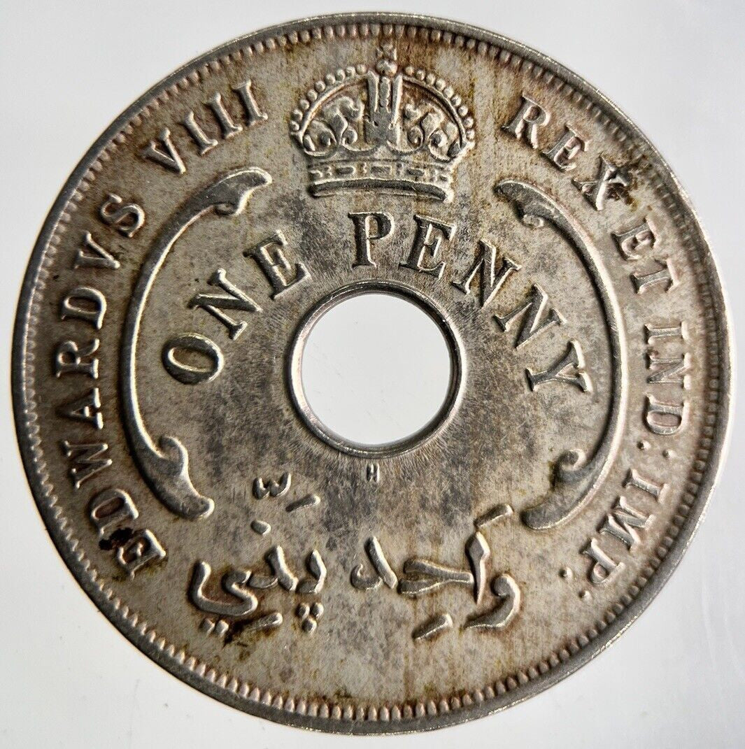 1936 West Africa One Penny Coin | Fine Collectable Grade
