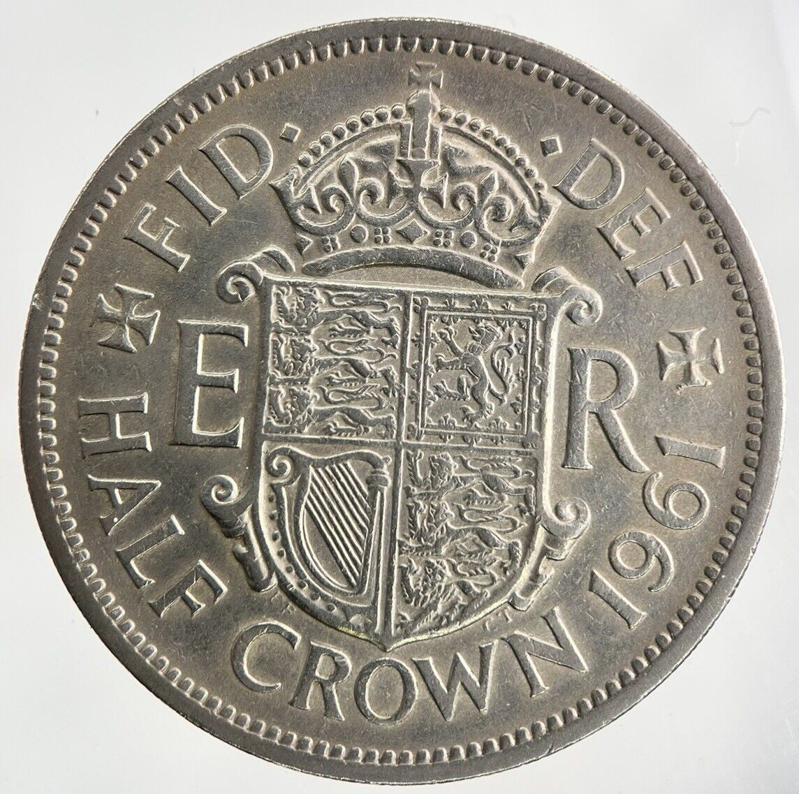 1961 Elizabeth II 2nd Half - Crown Coin | Fine Collectable Grade