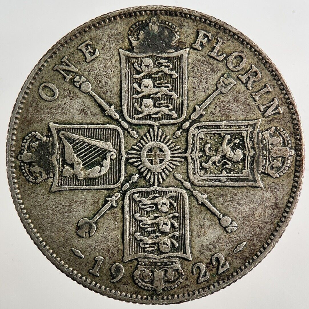 1922 George V Florin Silver Coin | Fine Collectable Grade | a8108