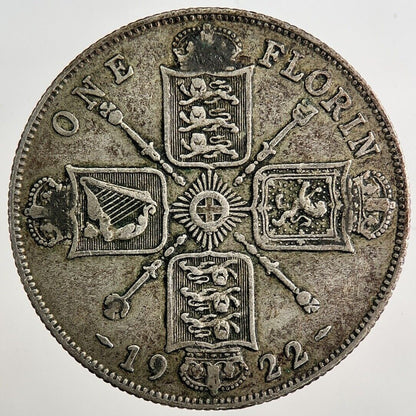 1922 George V Florin Silver Coin | Fine Collectable Grade | a8108