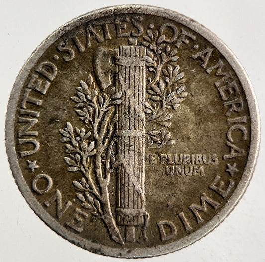 1937 US USA Mercury Dime Silver Coin | Fine Collectable Grade