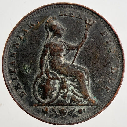 1826 George IV Farthing Coin | Very High Grade | a6014