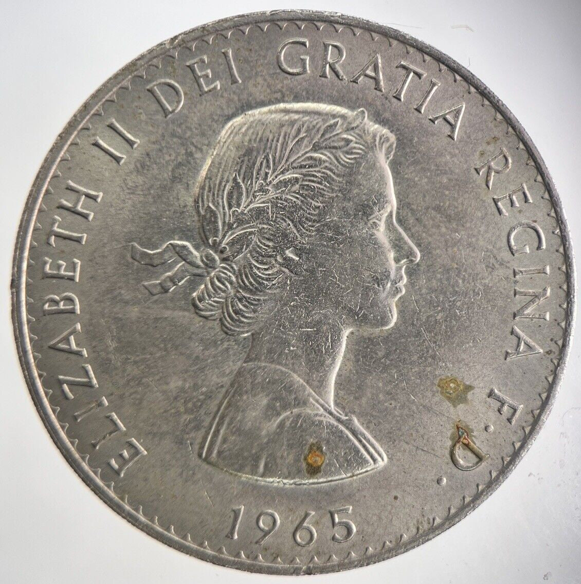 1965 Winston Churchill Crown Coin | Fine Collectable Grade | a1105