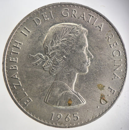 1965 Winston Churchill Crown Coin | Fine Collectable Grade | a1105