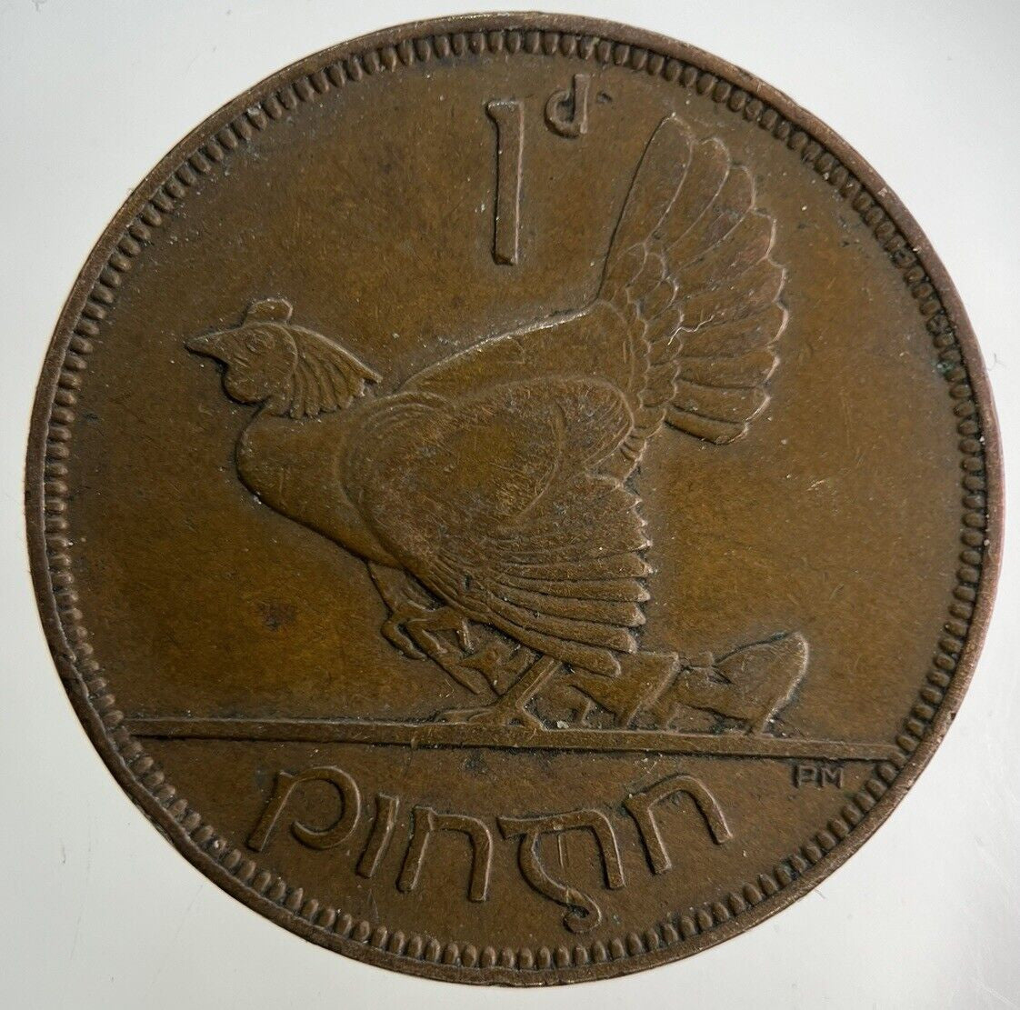 1928 Irish One Penny Coin | Fine Collectable Grade
