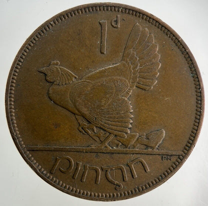 1928 Irish One Penny Coin | Fine Collectable Grade