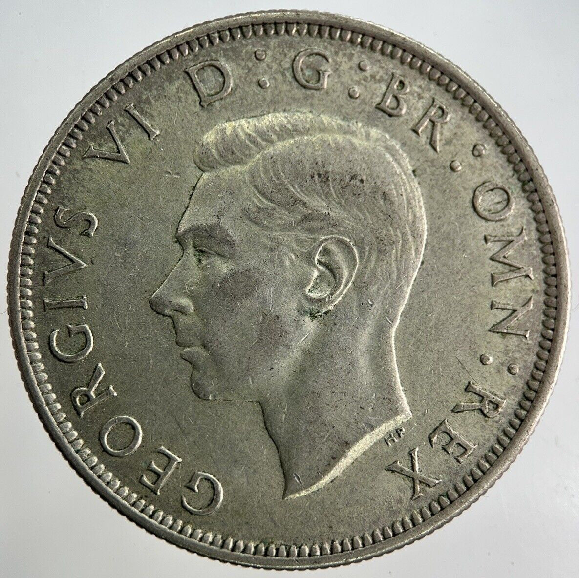 1946 George VI Half - Crown Silver Coin | Fine Collectable Grade
