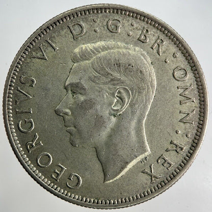 1946 George VI Half - Crown Silver Coin | Fine Collectable Grade