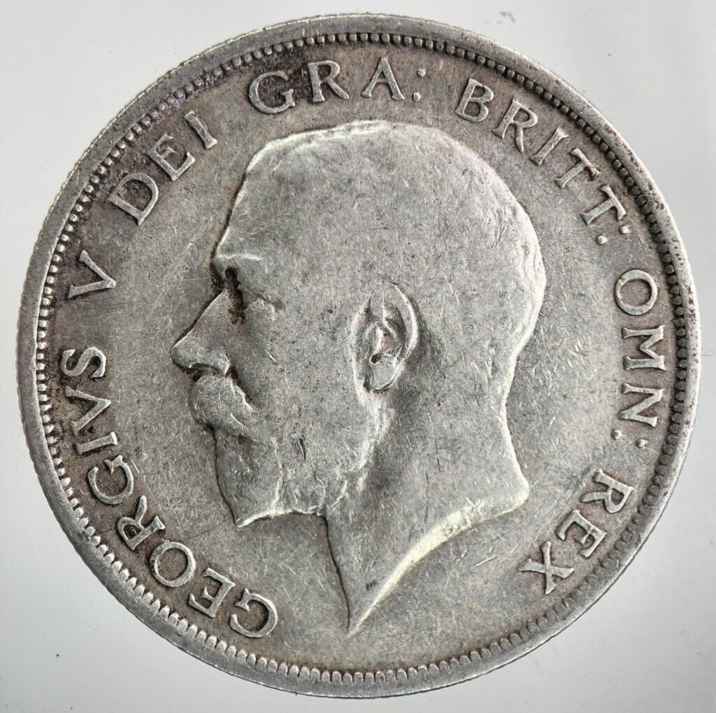 1914 George V Half-Crown Silver Coin | Fine Collectable Grade