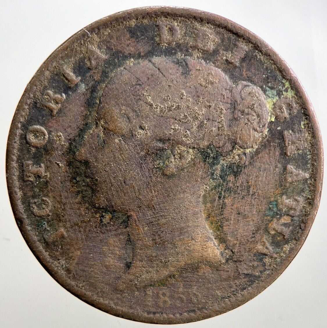 1853 Victoria Half - Penny Coin | Collectable Grade | a2948