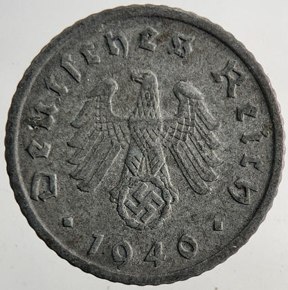 1940 Germany Nazi 5 Pfennig Coin | Very High Grade