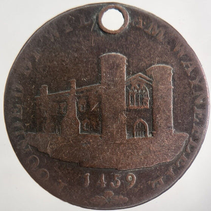 1793 Lincolnshire Wainfleet Half - Penny Token Coin | Collectable Grade