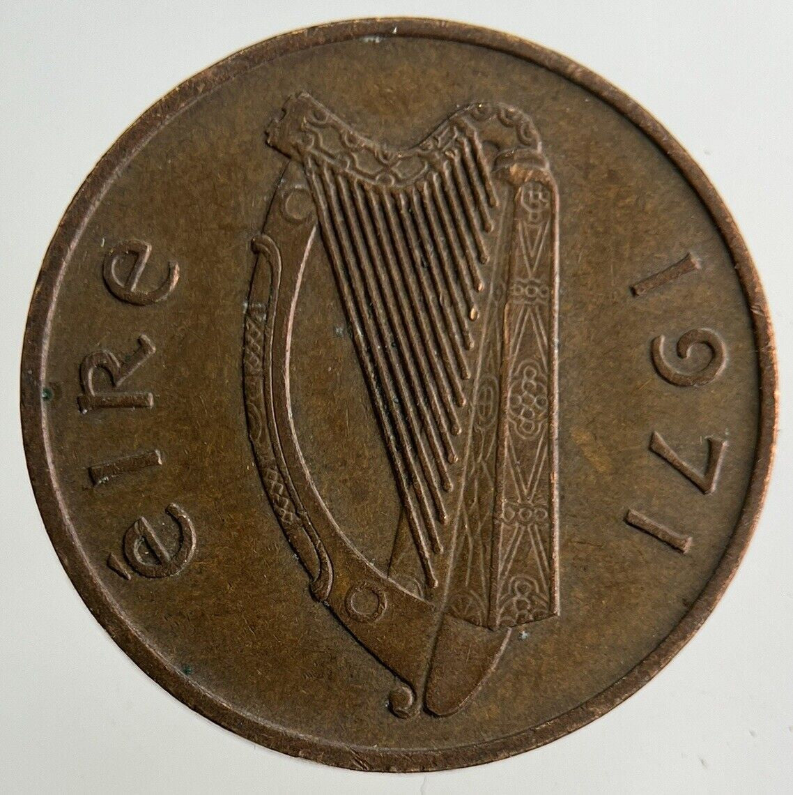 1971 Irish 1p One - Pence Coin | Fine Collectable Grade
