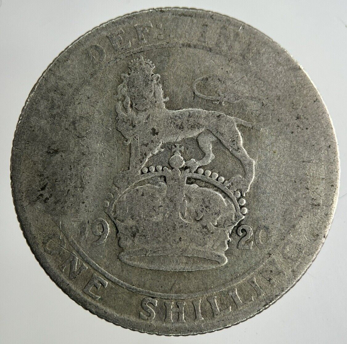 1920 George V Shilling Silver Coin | Collectable Grade