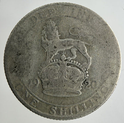 1920 George V Shilling Silver Coin | Collectable Grade