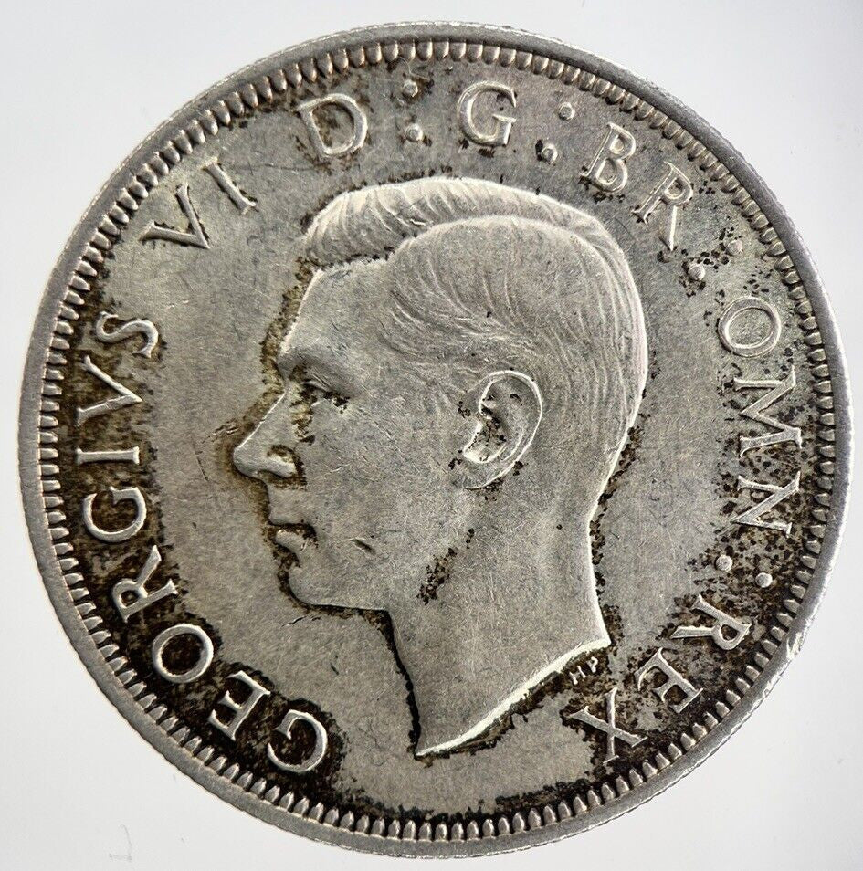 1939 George VI Half - Crown Silver Coin | Very High Grade