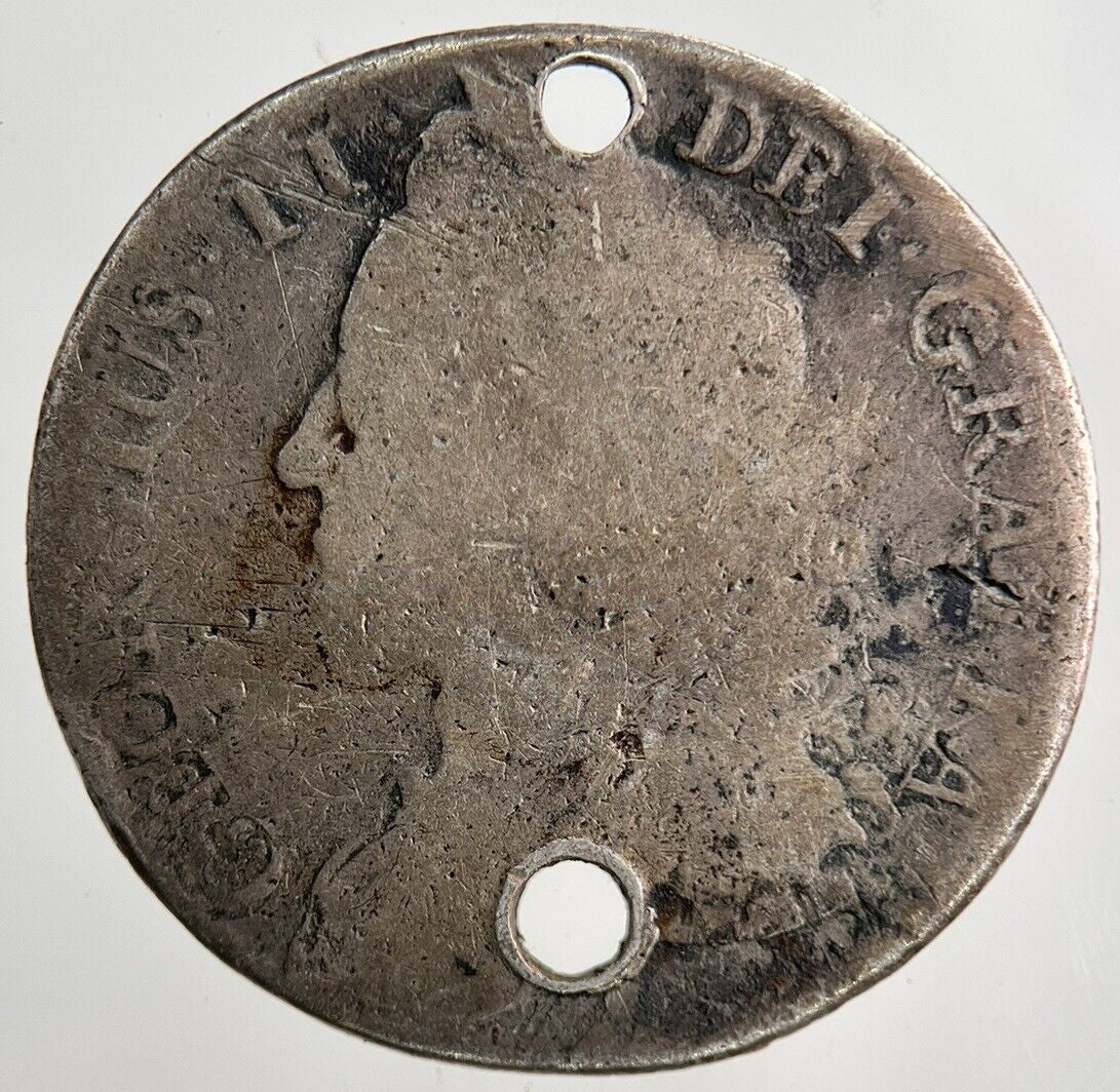 1745 George II 2nd Roses Shilling Silver Coin | Collectable Grade