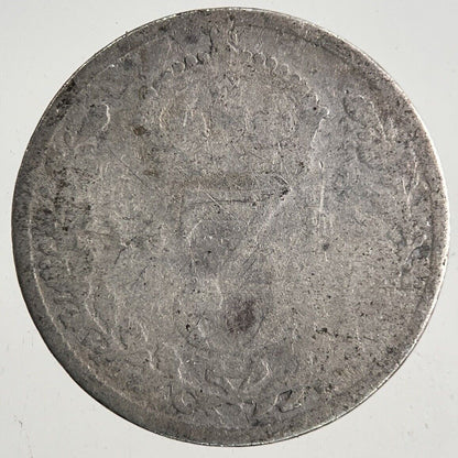 1891 Victoria Silver Threepence Coin | Worn Grade