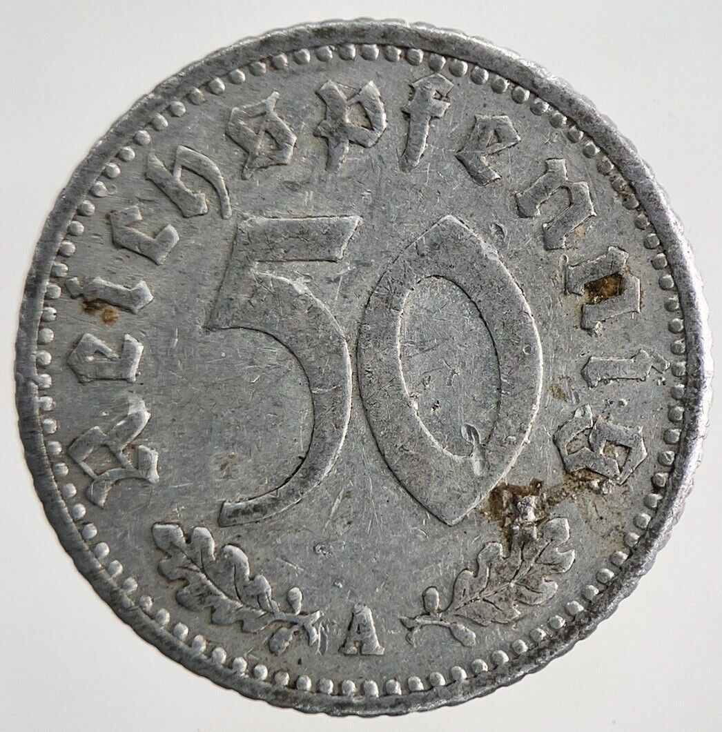 1935 Germany 50 Pfennig Coin | Fine Collectable Grade