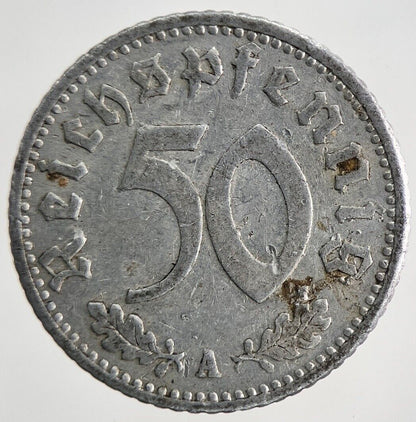 1935 Germany 50 Pfennig Coin | Fine Collectable Grade