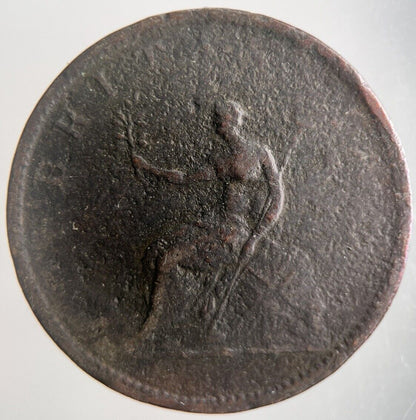 1806 George III 3rd Half - Penny Coin | Collectable Grade | a4388