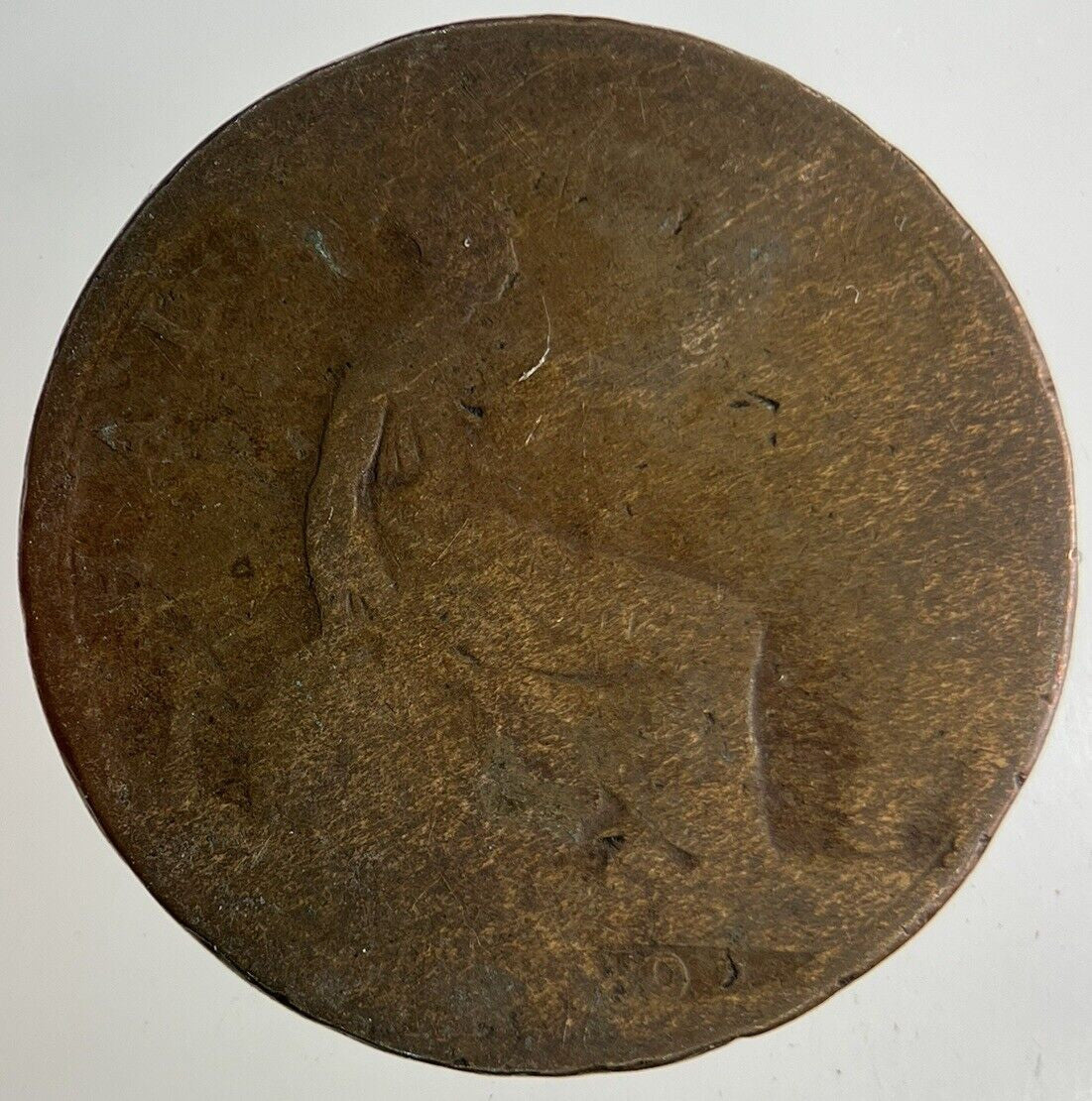 British Victoria Half - Penny Coin | Fair Grade