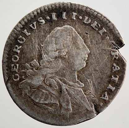 1800 George III 3rd Maundy One - Penny Silver Coin | Collectable Grade | a2604